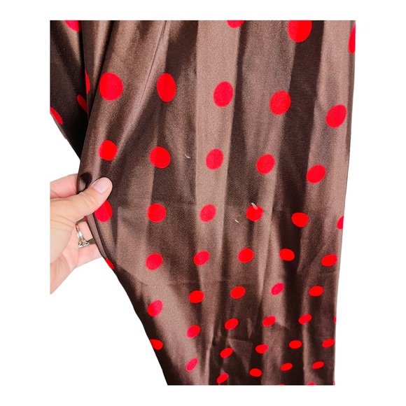 NWOT Zara Red Polka Dot Midi Sleeveless Dress - Picture 6 of 8